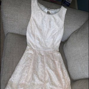 Cream sparkle dress - Size 1